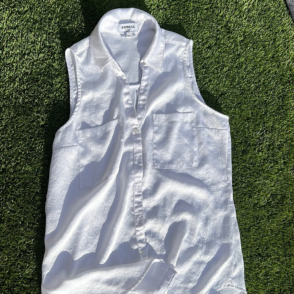 Express Portofino Blouse Slim Fit